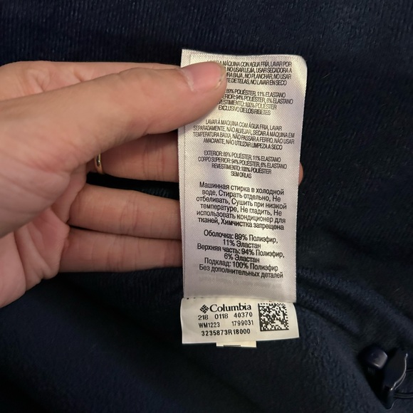 Columbia Men's Navy Raincoat - Picture 7 of 9